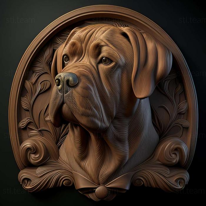 3D model Russian salon dog (STL)